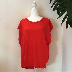 Zara Red Oversized Comfy Tee